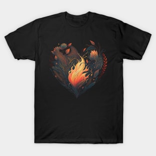 Blooming heart T-Shirt